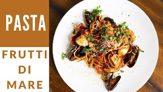 Amazing Frutti di Mare Pasta Seafood Pasta [upl. by Arzed]