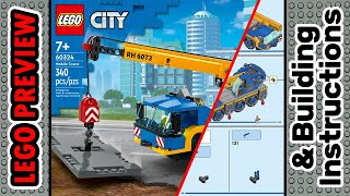 BrickSeparation l LEGO® Mobile Crane  60324 [upl. by Anassor]