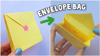 HOW TO MAKE ENVELOPE in PAPER BAG FORMAT  ENVELOPE BAG [upl. by Iredale]