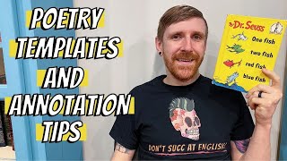 TEMPLATES for POETRY THESIS andTOPIC SENTENCES [upl. by Teteak]