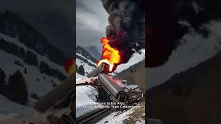 Inferno in the Alps The Lac Mégantic Train Catastrophe train shorts youtubeshorts feedshorts [upl. by Knowle31]