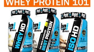 BPI Whey Protein 101 – Concentrate Isolate Hydrolysate Whats Good For You [upl. by Ramad]