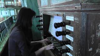 Organ in Morlanda church Sweden 4 [upl. by Xam]