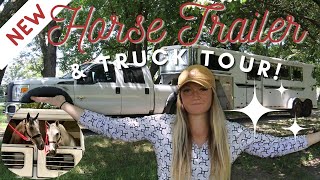 MY NEW TRUCK amp HORSE TRAILER TOUR [upl. by Ical]