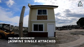 THE PALM RESIDENCES  Jasmine Single Attached House Tour Actual Deliverable [upl. by Ahsitel]