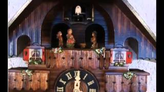 TU 442 QMT Quartz Musical Man Chopping Wood Cuckoo Clock [upl. by At]