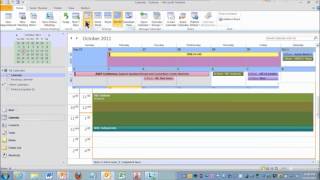 Calendar Color Code in Outlook 2010 [upl. by Rowland]