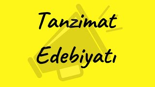 TANZİMAT EDEBİYATI [upl. by Yerhcaz]