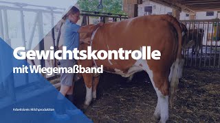 Gewichtskontrolle mit Wiegemaßband [upl. by Atteram]