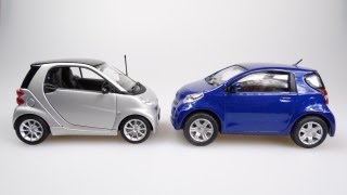 The Smart Fortwo vs the Toyota IQ 2012 Video [upl. by Keary]