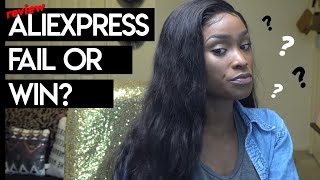 AIMOONSA Aliexpress Full Lacewig Review [upl. by Ytsirc]