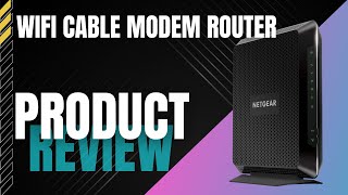 NETGEAR Nighthawk WiFi Cable Modem Router Review [upl. by Isle584]