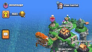 part 10 capital hall 6 titan league show 58 attack replays in x4 speed clan capital [upl. by Genaro]