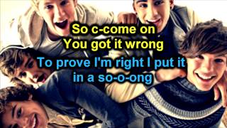 One Direction  What Makes You Beautiful  LYRICS KARAOKEINSTRUMENTAL [upl. by Jessika964]