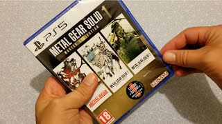 UNBOXING METAL GEAR SOLID COLLECTION 1 PS5 MASTER COLLECTION VOL 1 [upl. by Orianna721]