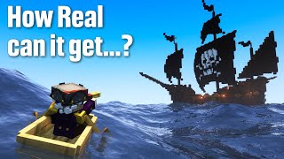 I Spent 100 Days in REAL PIRATE Minecraft [upl. by Cis]