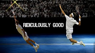 50 Ridiculously Good Smashes by Roger Federer [upl. by Finkelstein]