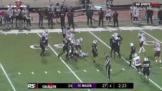 Football  Calallen vs Corpus Christi Miller 101620 [upl. by Rozalin]