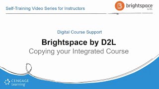 Copying your LMS Integrated Brightspace Course [upl. by Nhguaved]