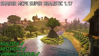 Shader Mcpe 116 117 Realistik No Lag Ram 1GB   Mcpe Shader [upl. by Harbison]