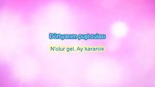 Karaoke Şiir  Ay Karanlık  Ahmed Arif [upl. by Kipton647]