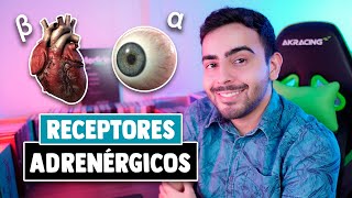 Farmacologia  Receptores Adrenérgicos Alfa e Beta │ Medicina Resumida [upl. by Namruht128]