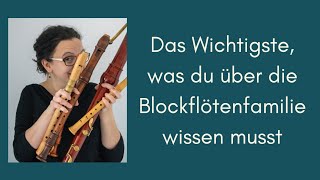 Was du über die Blockflötenfamilie wissen musst Kathrin Härtel Blockflöte [upl. by Ludly]