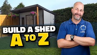 DIY How to Build a Shed A to Z [upl. by Silrak]