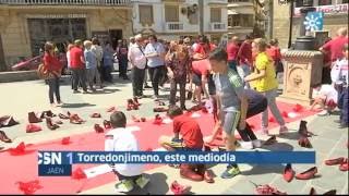 Acto de rechazo a la violencia de género en Torredonjimeno [upl. by Joeann]