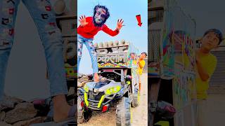 Kaliya bandar ne choto ko dera diya😱😱 mini dj setup accident ho gya part 2  djdj [upl. by Midan]