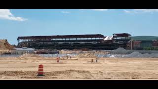 Belmont Park upclose  Belmont Park demolition May 29 2024 11 [upl. by Anaitsirk566]