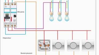 schema electrique minuterie [upl. by Fitzsimmons761]