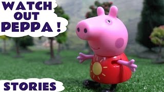 Peppa Pig Toy Stories made with Peppa Pig Toys [upl. by Kunz]