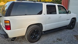 2002 Yukon XL Gets a Flowmaster American Thunder Catback [upl. by Trimmer368]