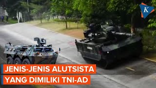 Jenisjenis Alutsista TNI AD Mulai dari Tank Harimau Anoa hingga Pandur [upl. by Odlanar]