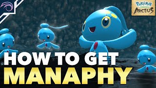 HOW TO GET MANAPHY AND PHIONE SEAS LEGENDS QUEST in Pokemon Legends Arceus [upl. by Ellard643]