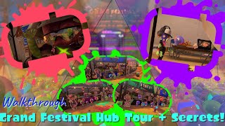 Grand Festival Plaza Tour  Secrets  Splatoon 3 [upl. by Selassie161]