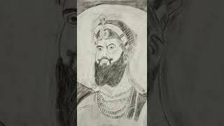 Shri Guru Hargobind Singh Ji drawing [upl. by Hecklau726]