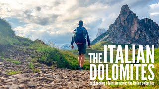 Backpacking Adventure Across the Italian Dolomites [upl. by Yentiw999]