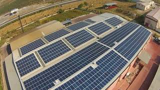 AXITEC solar modules in commercial rooftop installation in Turkey [upl. by Nortad727]