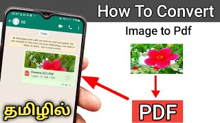 How To Create PDF Image In TamilHow To Convert Photo To PDF [upl. by Asinla919]