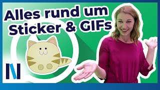 WhatsApp Android Eigene Sticker amp GIFs erstellen und verschicken – so geht’s [upl. by Anaujal960]