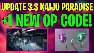 UPDATE 33 CHANGES  NEW CODES IN KAIJU PARADISE [upl. by Secnirp]