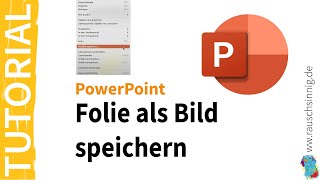 Powerpoint Folie als Bild speichern [upl. by Nnybor]