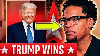 DL Hughley is DOWN BAD After Twerking For Kamala [upl. by Enelav880]