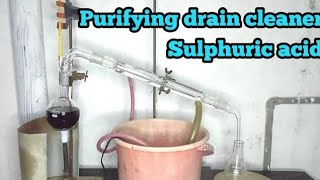 concentrating drain cleaner sulphuric acid [upl. by Aromat855]