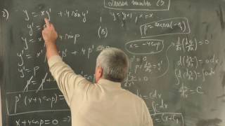 Lesson No 25  Lagrange and Clairaut equation [upl. by Norrek]