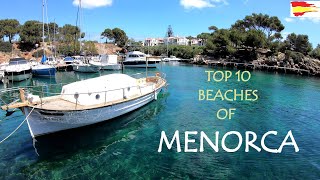 TOP TEN BEACHES OF MENORCA [upl. by Wil]