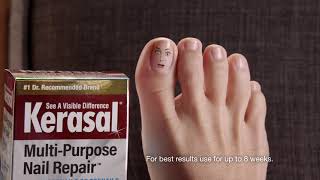 Kerasal® MultiPurpose Nail Repair™ Nail Solution for Discolored and Damaged Nails [upl. by Toille]