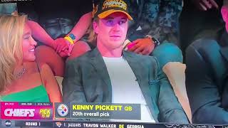 Kenny Pickett NFL draft interview 2022 [upl. by Ahseid55]